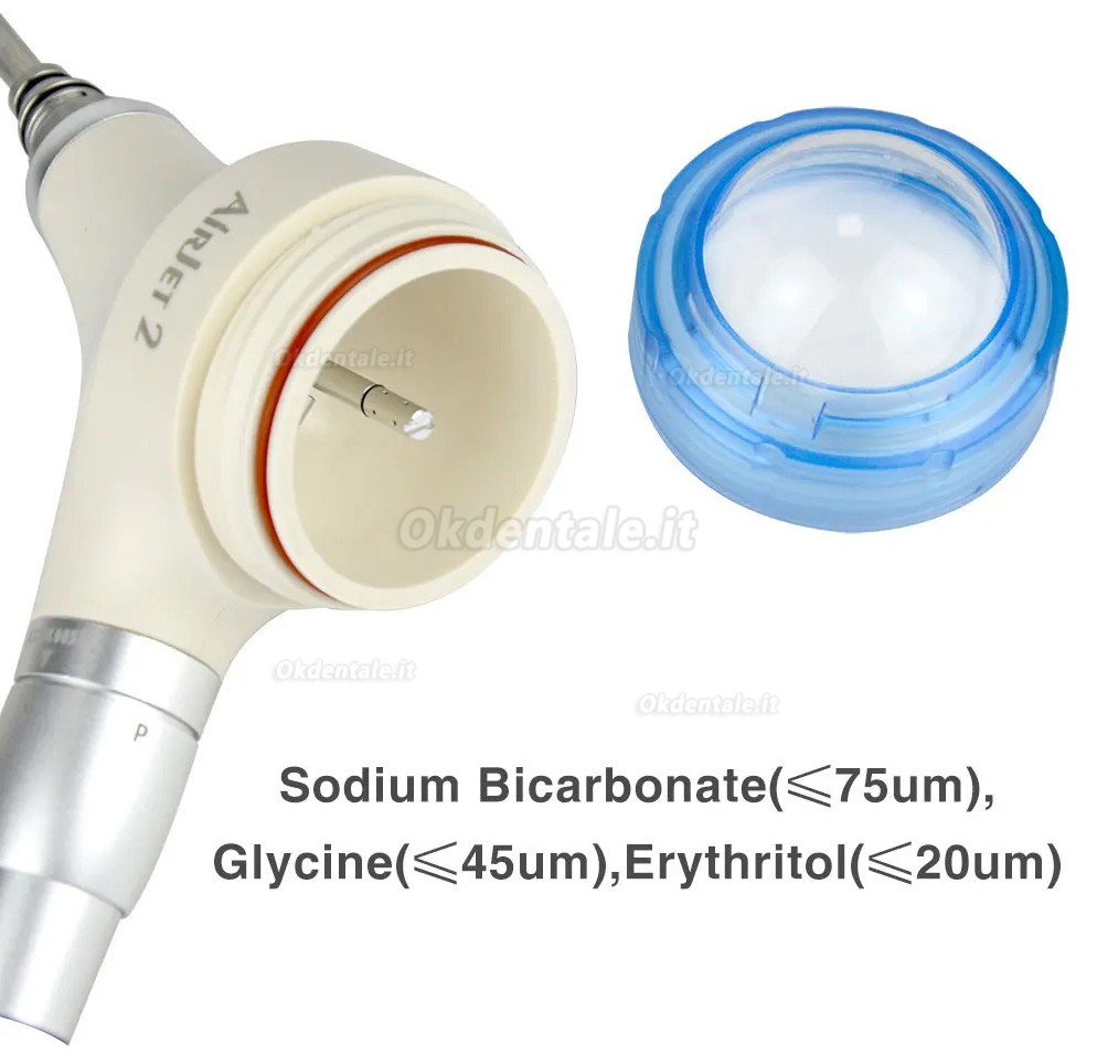 Lucidatrice ad aria dentale VolDent AirJet-2 (manipolo sopragengivale + sottogengivale) con attacco rapido Kavo